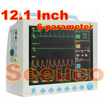 CE de 12,1 polegadas & ISO aprovaram paciente Monitor multiparâmetro